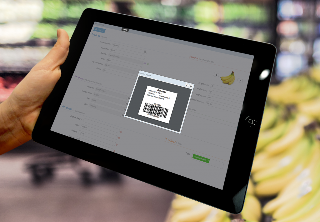 Barcoding Label in Dynamic Inventory Software